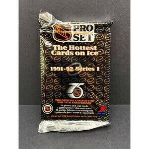 NHL Hockey Trading Cards Pro Set 1991-1992 Series 1 Unopened Package VINTAGE NEW